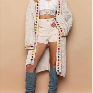 POL super cute colorful cardigan